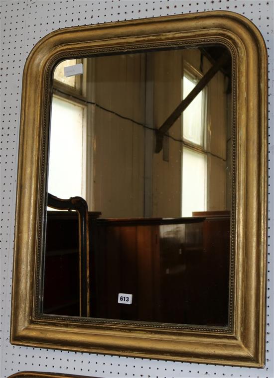 Gilt wall mirror